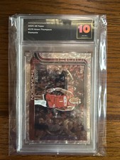 Amen Thompson 2025-26 Topps NBA #176 Diamante Foil Houston Rockets Graded 10