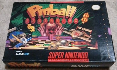 Pinball Fantasies for Super Nintendo Pinball Game SNES 1994 Great Game!