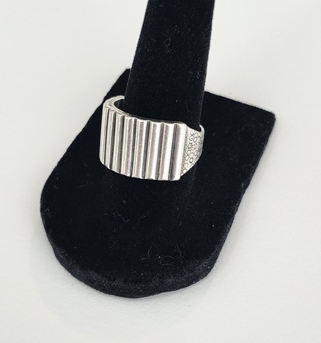 Signed Francis Melvin Navajo Sterling Silver Ring - Vintage