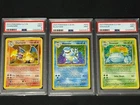 Pokemon Classic Collection Charizard, Blastoise Venusaur, PSA 9 Sequential Set