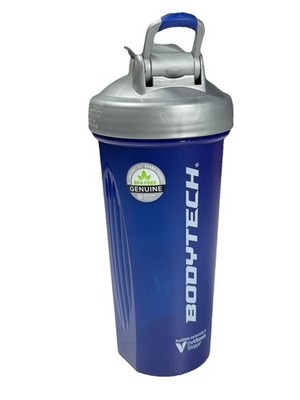 Bodytech Classic 28 Oz. Blue Blender Bottle Vitamin Shoppe Exclusive New NWT