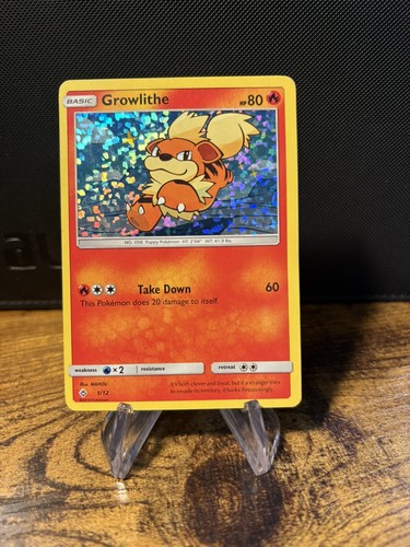 Growlithe #001/012 Holo Promo McDonald's Promos 2018 DMG Pokemon TCG