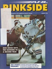 American Hockey League AHL RINKSIDE 3 1993 Don Boggs Rochester Springfield &c
