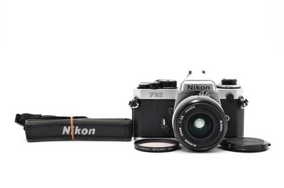 [Near MINT] Nikon FE2 35mm SLR Film Camera Ai 35 f2.8 Wide Angle Lens From JAPAN