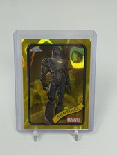 2025 Topps Chrome Marvel Sentinel #33 Yellow Lava Refractor