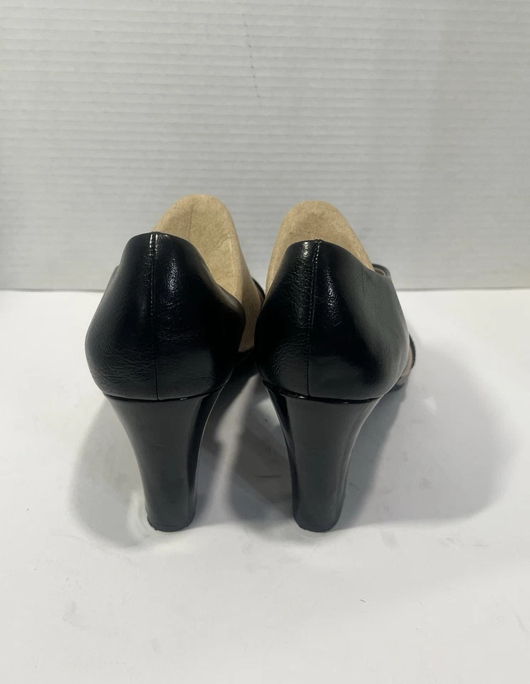 Sapatos femininos Lifestride Simply Comfort preto salto peep toe carreira tamanho 11 M - Imagem 4 de 4