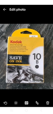 Kodak 10B schwarze Tinte neu versiegelt