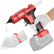 MtiolHig100W Hot Glue Gun Compatible with Milwaukee 18v Battery, Wireless Bat...