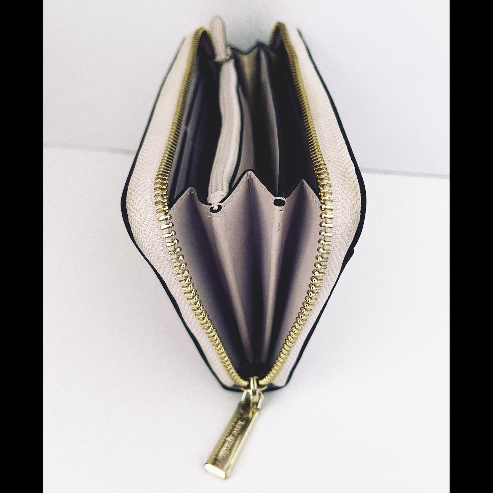 Kate Spade New York Zip Around Saffiano Leather Wallet Lavender thumbnail 3