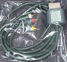 Official Microsoft Xbox 360 AV Composite Cable - Genuine OEM Grey E321611