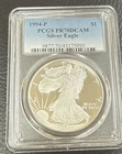 1994-P Proof PR70 American Silver Eagle PCGS  Deep Cameo