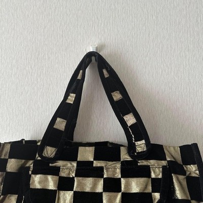 JUNYA WATANABE Comme Des Garcons Block Check Hand Bag TOTE Women 