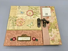 K & Company 6x 6 Post-Bound Brianna Scrapbook 40 Archival Pages NOS in Orig. Pkg