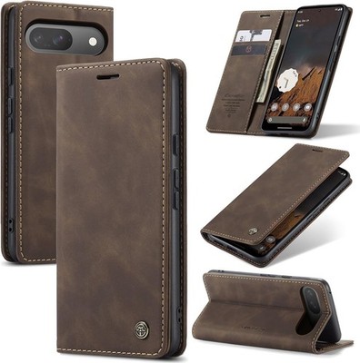 Google Pixel 10 Pro/Pixel 10/Pixel 9/Pixel 9 Pro Case, Flip Wallet Leather Cover