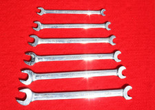 Snap-on Srs Flank Drive Open End Speed Wrench Set 58 -516 - 6-pc Usa