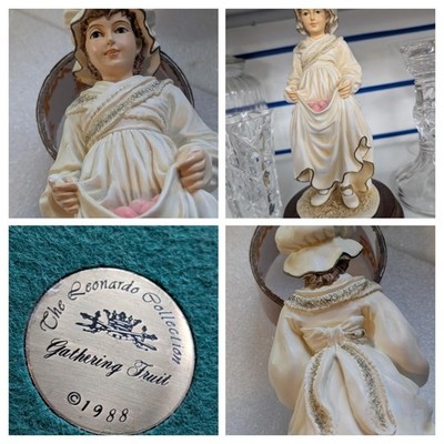 Vintage Figur The Leonardo Collection 1988 Gathering Fruit GIRL 1,2kg sehr guter Zustand