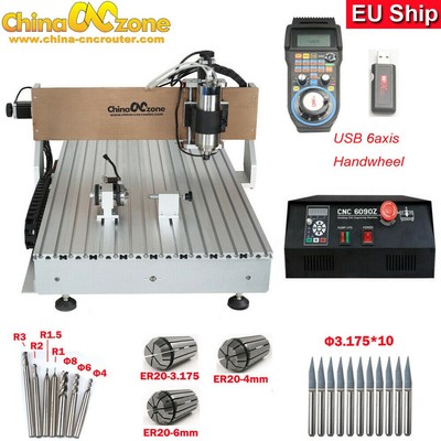 CNC 6090 4axis 2200W Engraver machine Mach3 USB Router Cutter For Aluminum PCB
