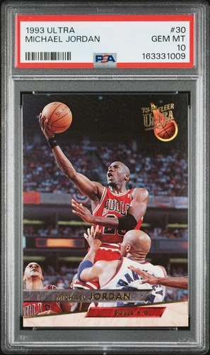 1993 ULTRA #30 MICHAEL JORDAN PSA 10