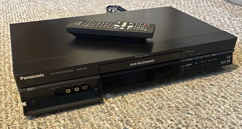 Panasonic DMR-E50 DVD Video Recorder Black with Remote Tested Working - Image 2 of 4