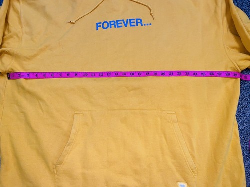 Vintage 90s Wu Tang Clan Wu Wear Forever Rap Hip Hop Hoodie Men 3XL Yellow - Picture 6 of 12