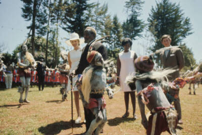 British Royal Princess Anne President Kenya Jomo Kenyatta alon- 1971 Old Photo