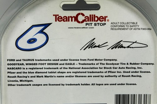 2003 1:64 Team Caliber #6 MARK MARTIN PFIZER Pit Stop #11 Listing 100+ Diecast - Picture 4 of 5