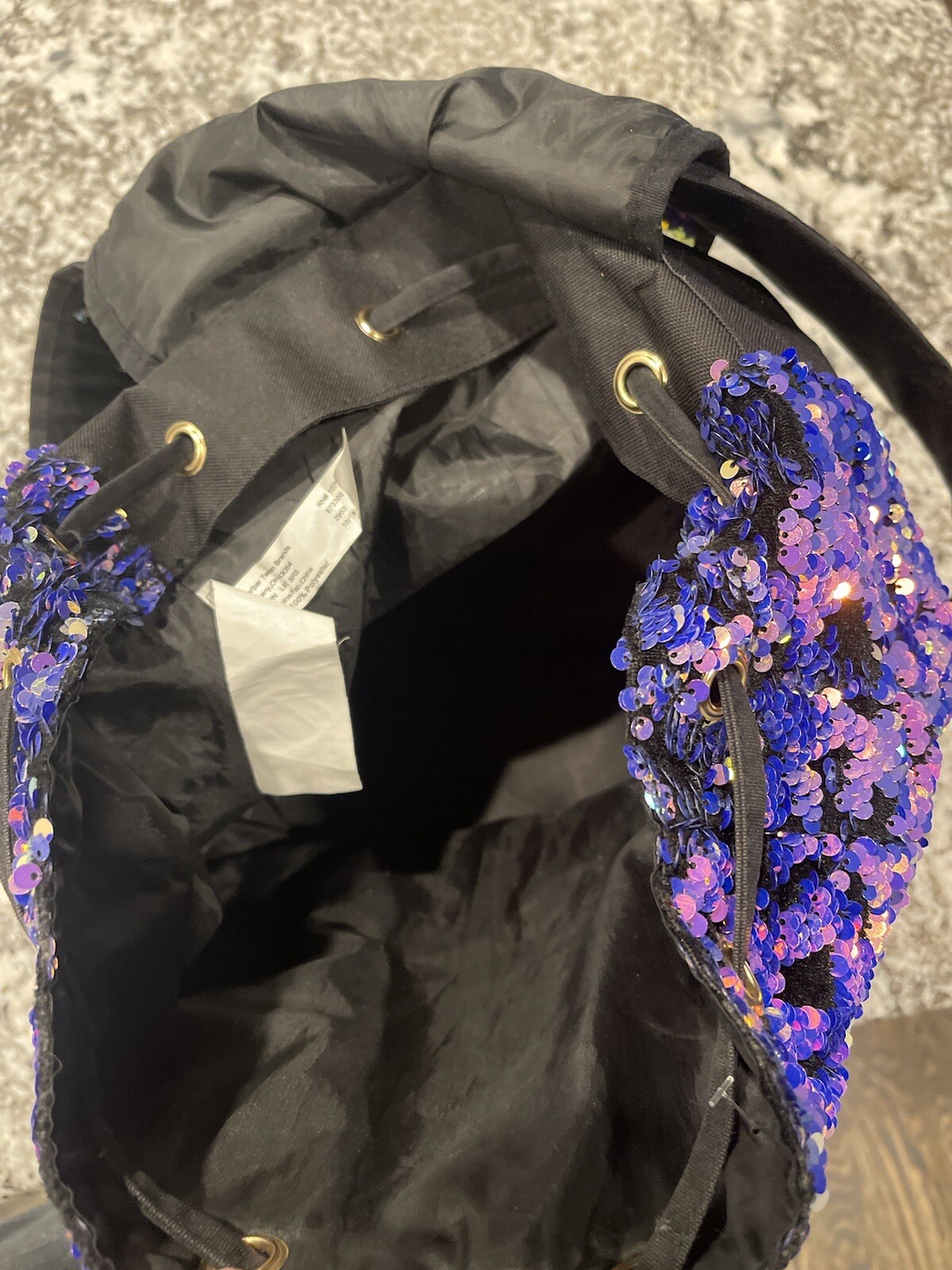 purple sequin backpack - image 4