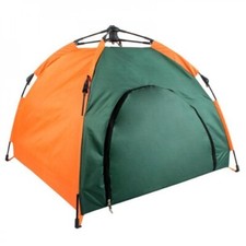 Popvcly Outdoor Pet Tent Rainproof Sunscreen Portable Tent - Orange  Green