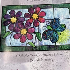 Bear Paw Productions Lightening Bug Lane Quilt As You Go Pattern Used