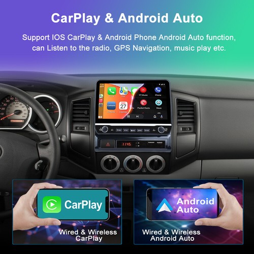 10.1" For Toyota Tacoma 2005-2013 Android 13 Car Radio Stereo GPS WIFI Carplay - Picture 4 of 13