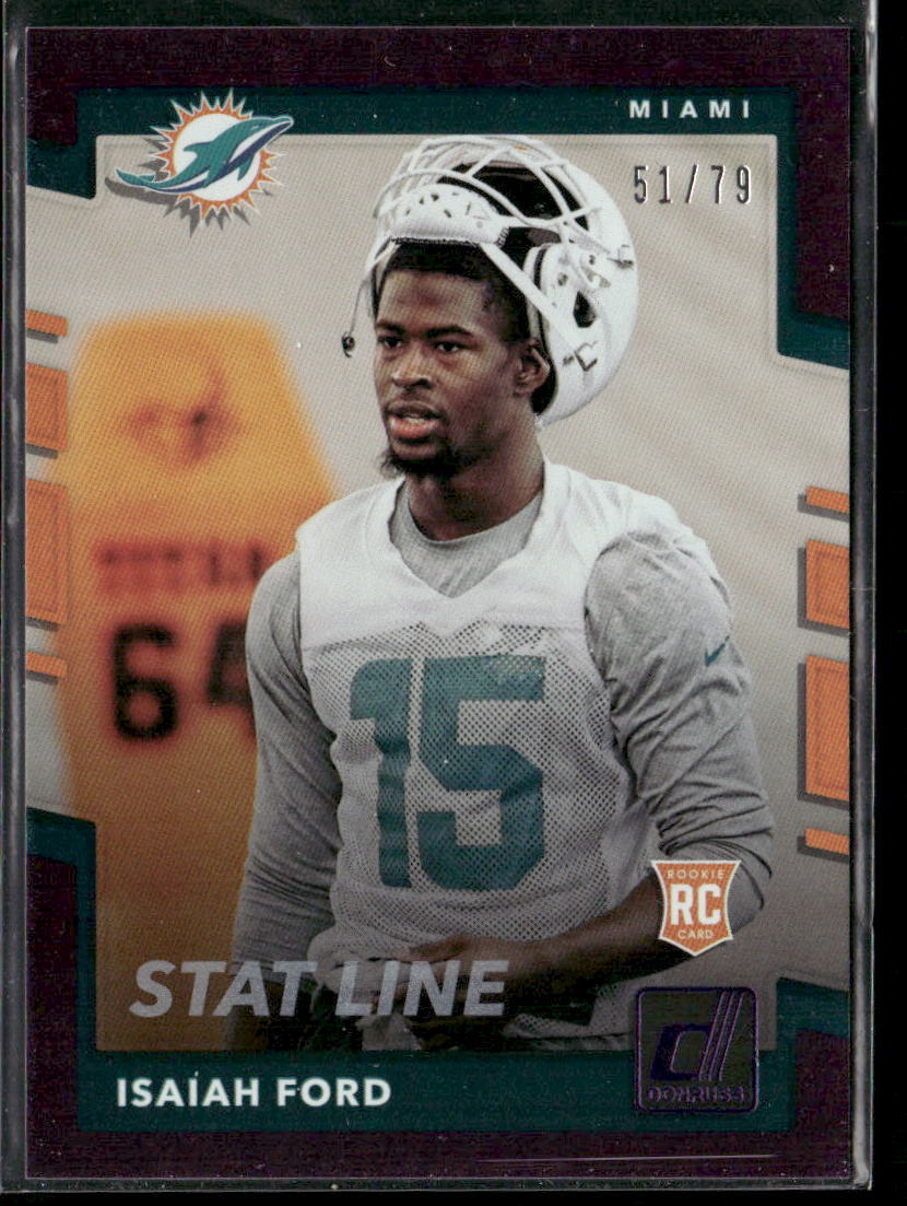 Isaiah Ford Panini Donruss #387 Season Stat Line