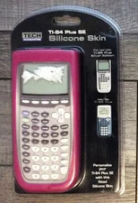 TI-84 Plus SE Silicone Skin Pink~ Calculator Protector New In Box