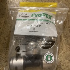 SharkBite 2 Pack EvoPEX Tee 1" X 1" X 1'' Pex Only Fitting 1061632