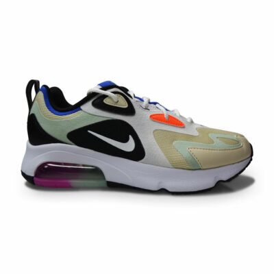 Femme Nike Air Max 200-C13867 200-Fossil Noir Blanc | eBay