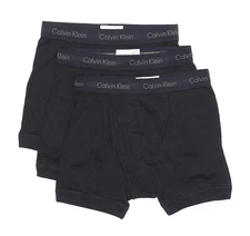Calvin Klein Black Cotton Classic Boxer Trunks Men's Size Small L58401