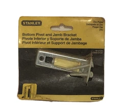 Stanley Hardware Bottom Pivot and Jamb Bracket, ZincPlated #402124, New