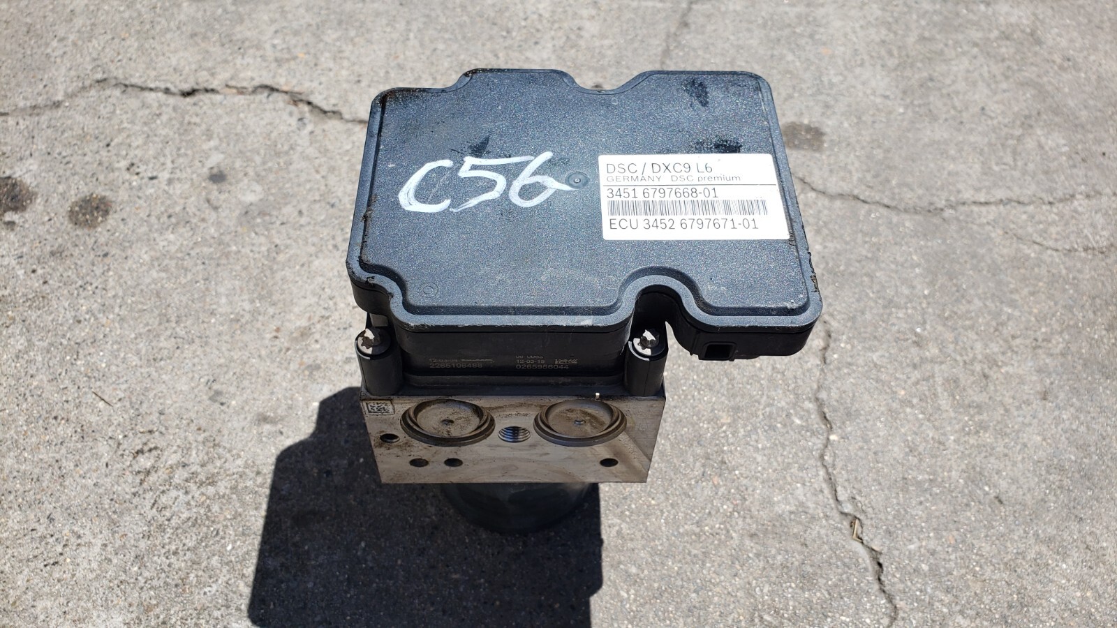 2012 BMW 650IX F12 DSC ABS ANTI LOCK BRAKE PUMP 3451-6797668-01 