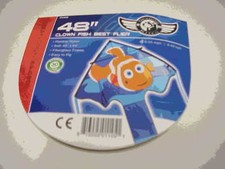 Kite Clown Fish 48" Best Flyer Single Line Kite Winder String..13.... SD 01145