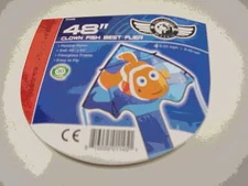 Kite Clown Fish 48" Best Flyer Single Line Kite Winder String..13.... SD 01145