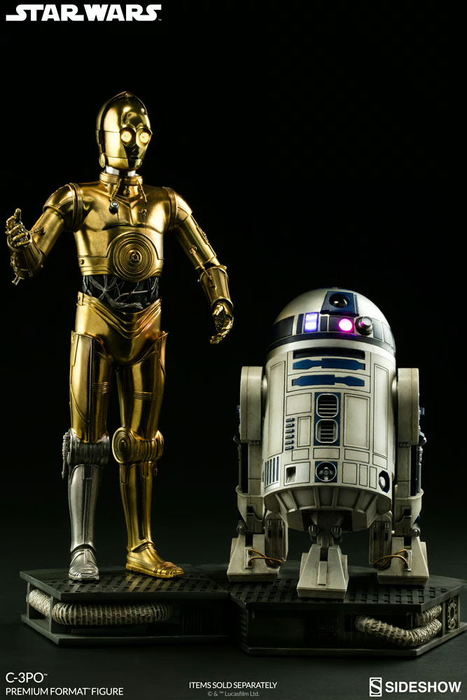 Sideshow EXclusive R2D2 & C3PO Premium Format Statue 1/4 Sideshow EXclusive R2D2 & C3PO Premium Format Statue 1/4