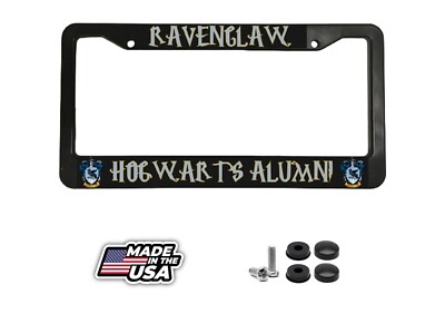 for Harry Potter  Ravenclaw Hogwarts Alumni Black Plastic License Plate Frame