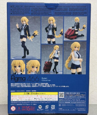 Japan Authentic Fate/Apocrypha Figma 466 Jeanne d'Arc Ruler Casual