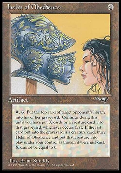 マジック：ザ・ギャザリング　Helm of Obedience他 Helm of Obedience ~ Alliances [ GOOD ] [ Magic MTG ] | eBay UK