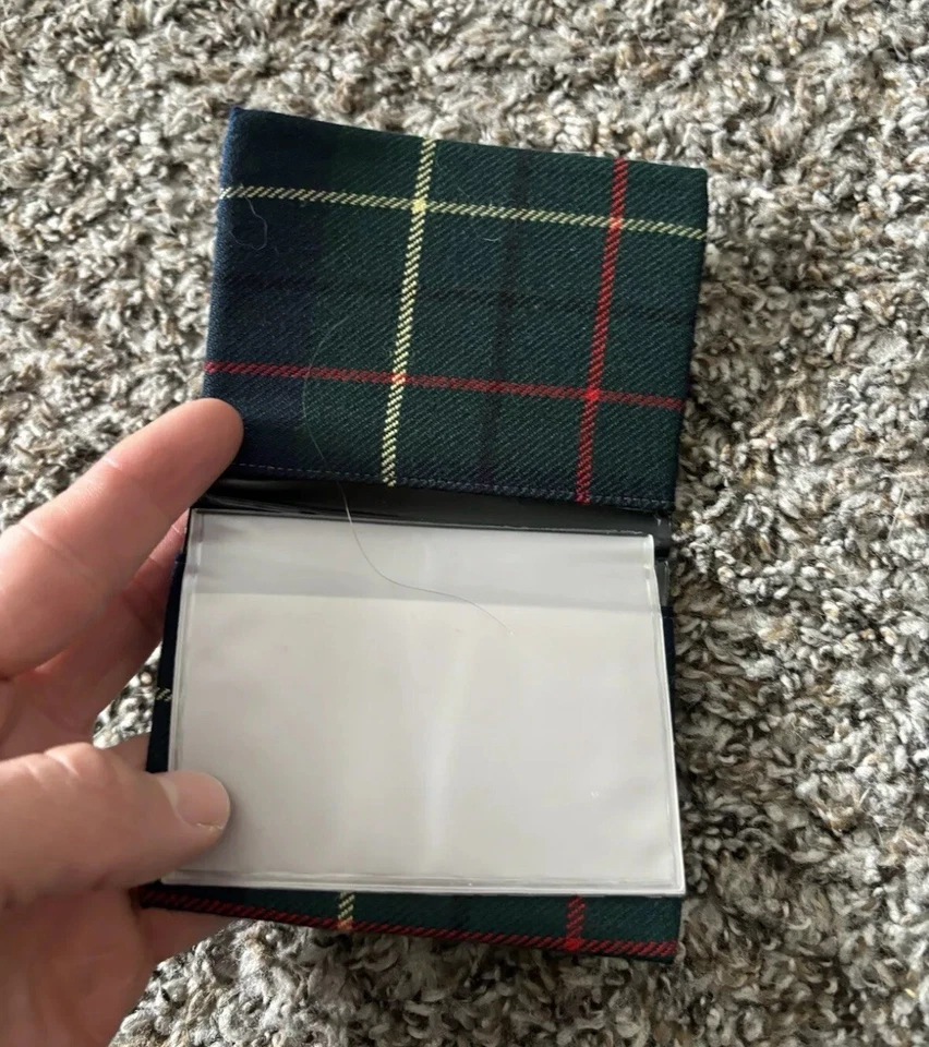 Pendleton Wool Wallet Bifold Card Wallet Tartan Plaid 4” X 3” - Image 3 of 4