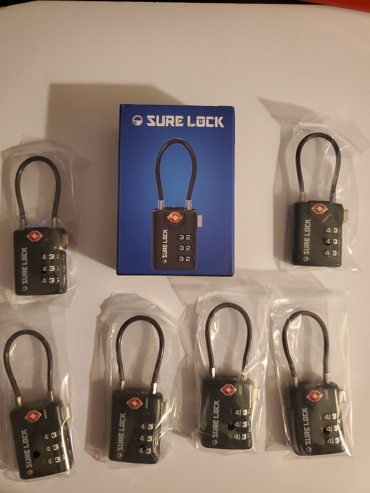 Surelock Lock Sure Lock Luggage Locks (6 Pack) | eBay