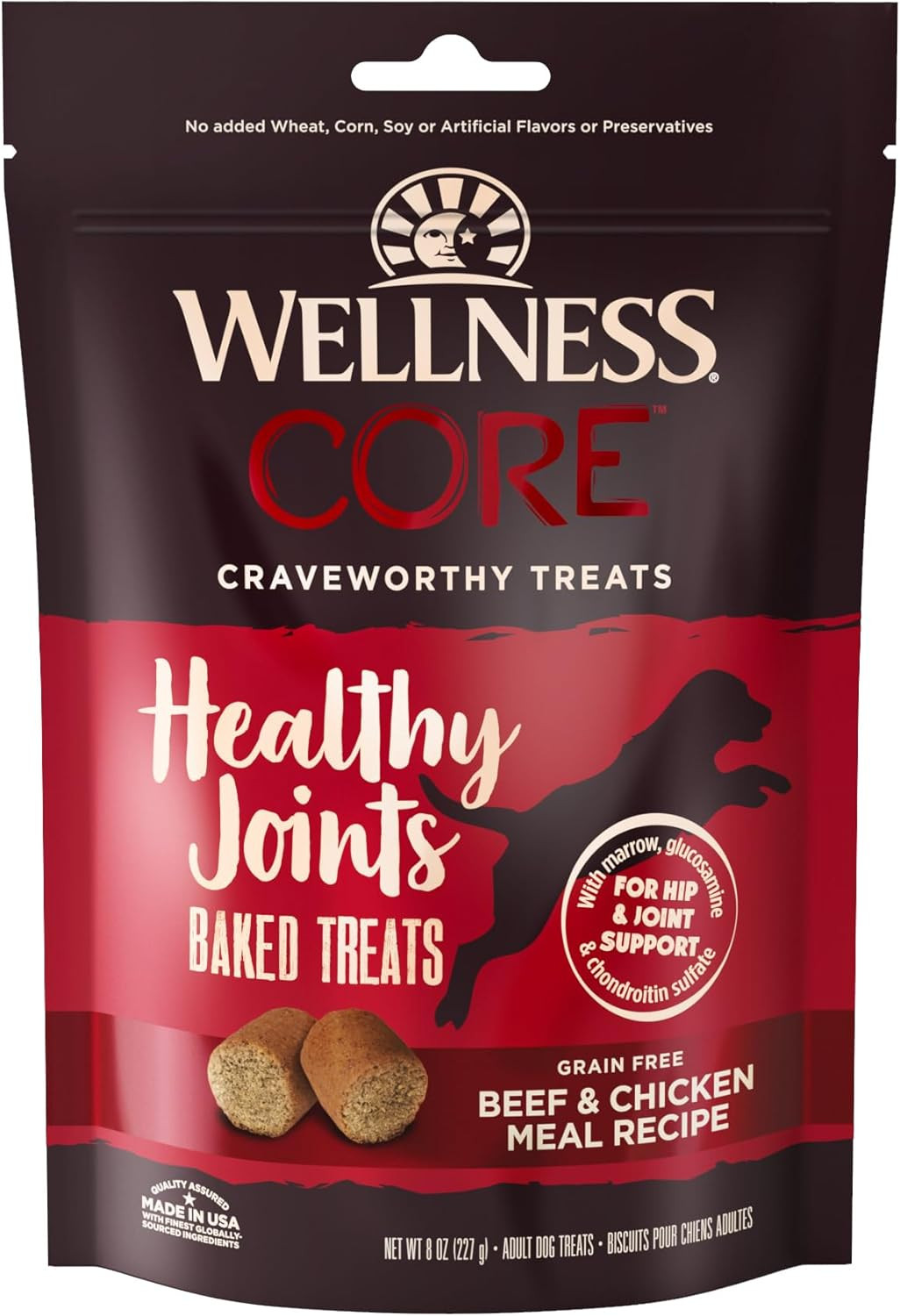 CORE Healthy Joints Dog Treats, Natural, Grain Free (9 Ounce Bag)