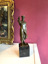 Antik Bronze  Bronzeskulptur des russischen Führers Josef Stalin