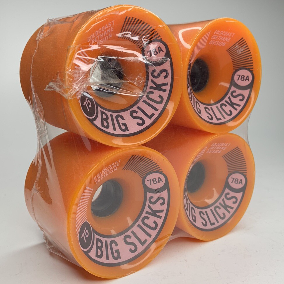 Goldcoast Urethane Big Slicks 75MM Longboard Skateboard Wheels 78a