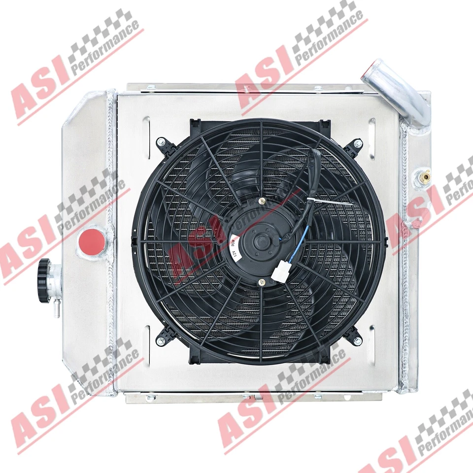 3-Row Radiator Shroud Fan Relay Fit 65-1971,67 Jeep CJ5 CJ6 DJ5 DJ6 Buick 225 V6 Foto 2 de 4