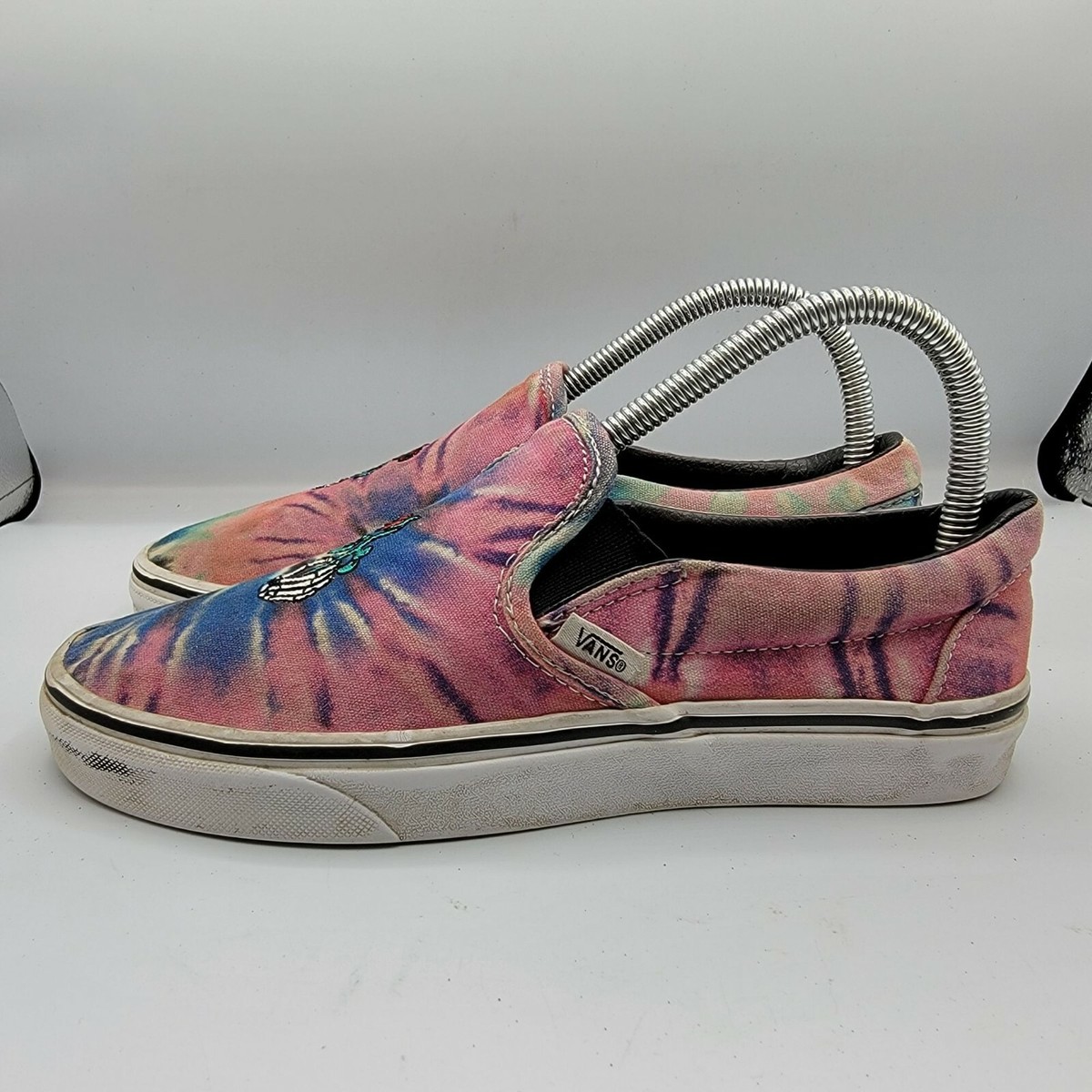 Vans Classic Slip-On Tie Dye Grateful Dead Shoes Womens 7.5  display picture 2